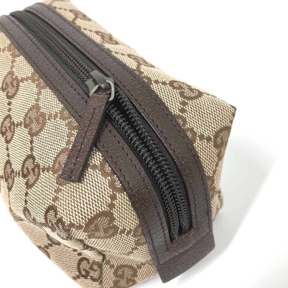 GUCCI グッチ ポーチ GG 29595 GGキャンバス/レザー - メルカリ