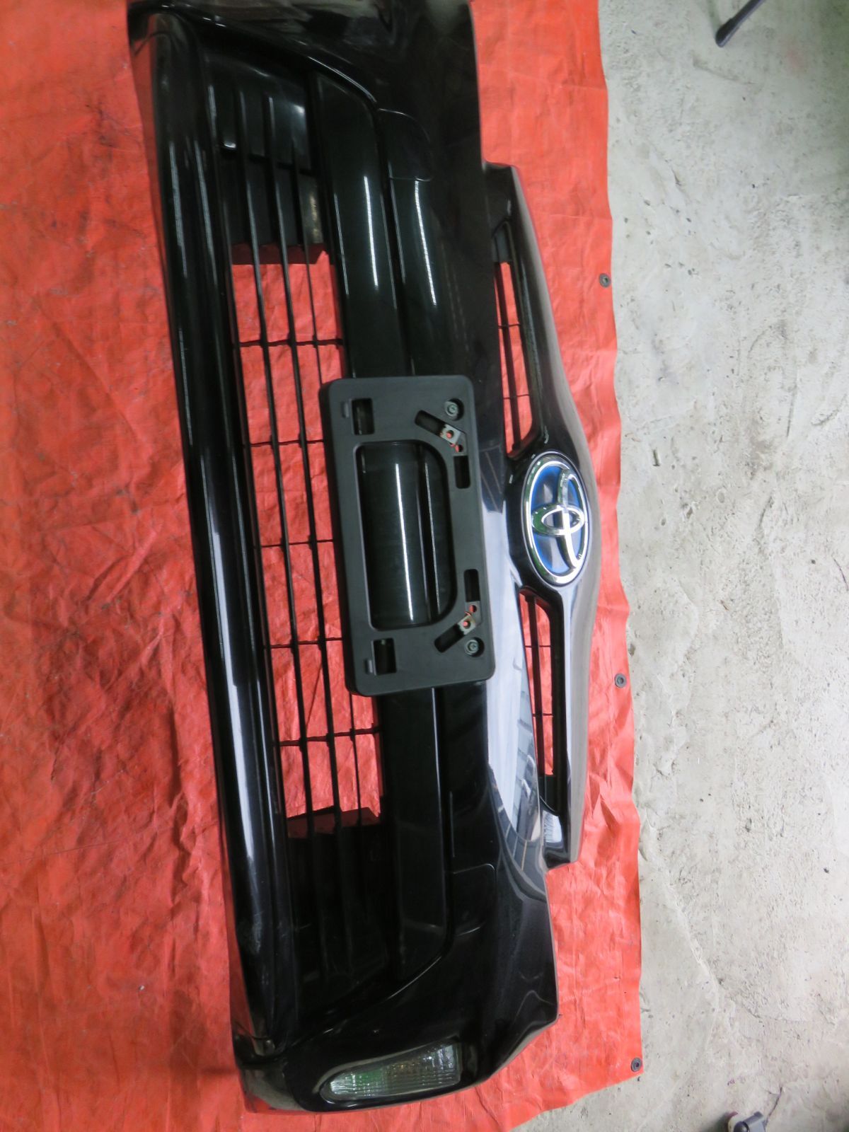 SFC442プリウス30系後期ZVW30ZVW35 純正フロントバンパー黒202 ☆SFC442/プリウス30系 後期 ZVW30/ZVW35 純正 フロントバンパー