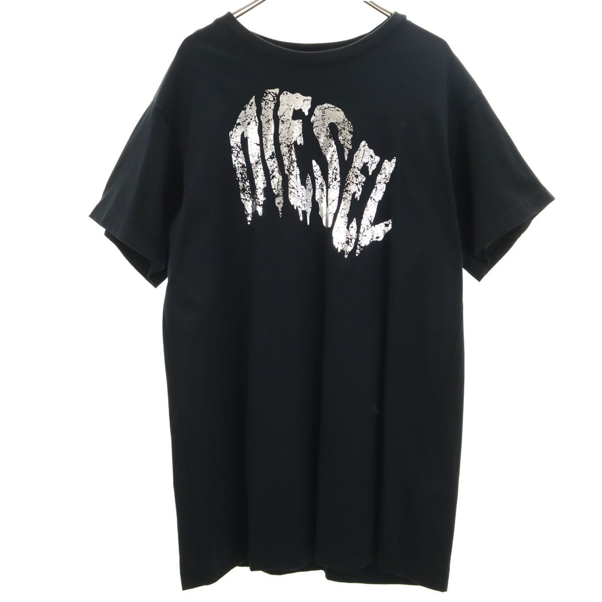 DIESEL ディーゼル 半袖 ワンピース S 黒 レディース 古着