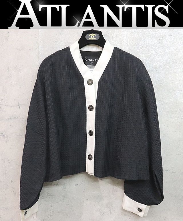 広尾店 シャネル CHANEL 16C フィギアードジャケット size38 P41281 16306