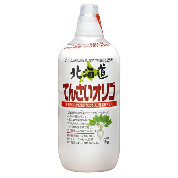加藤美蜂園 北海道てんさいオリゴ 1kg×8本入× 2ケース ｜ 嗜好品 シロップ 甘味料 ラフィノース オリゴ糖分