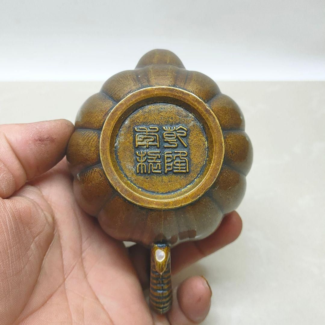 銅 細工 百子祝寿 徳利 急須 煎茶道具 提梁壺 装飾品 工芸品