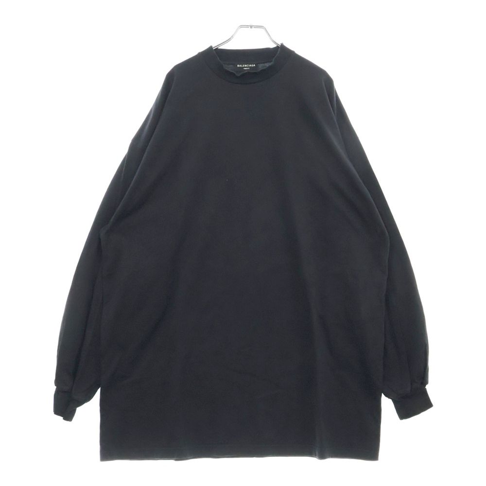 BALENCIAGA (バレンシアガ) バックラベル オーバーサイズ長袖Tシャツ 