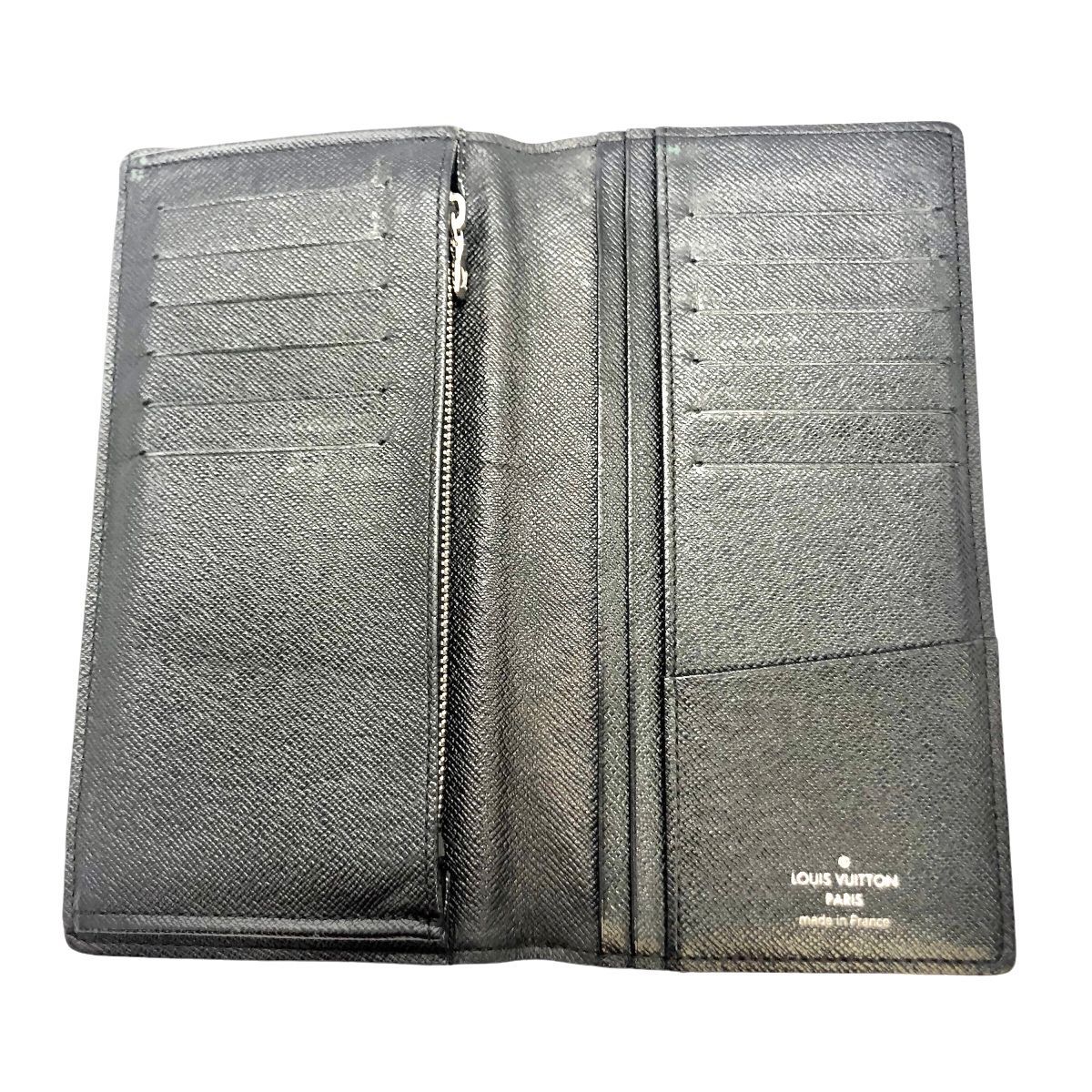 ルイヴィトン【未使用に近い】ダミエグラフィットポルトフォイユブラザ２つ折り財布 ♪10139 Louis Vuitton ルイ・ヴィトン ポルトフォイユ ブラザ