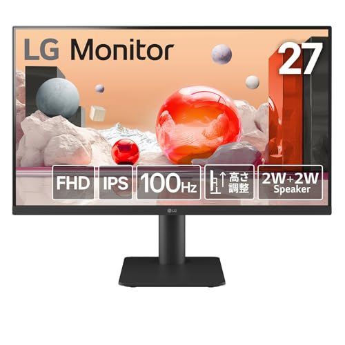 LG モニター 27MS550-B 27インチ |アンチグ |IPS|1920×1080|100Hz|5ms GTG