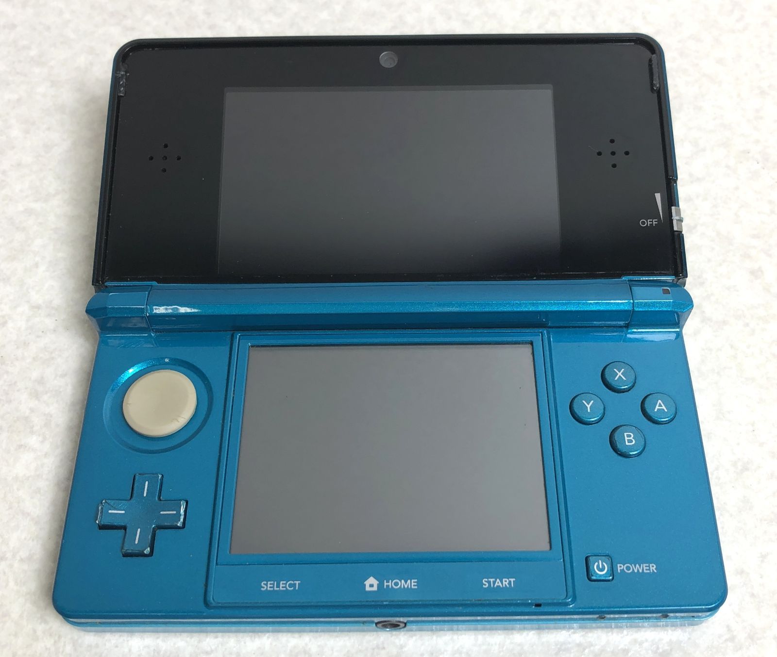 DH1040】ジャンク ニンテンドー 3DS 本体 アクアブルー CTR-001