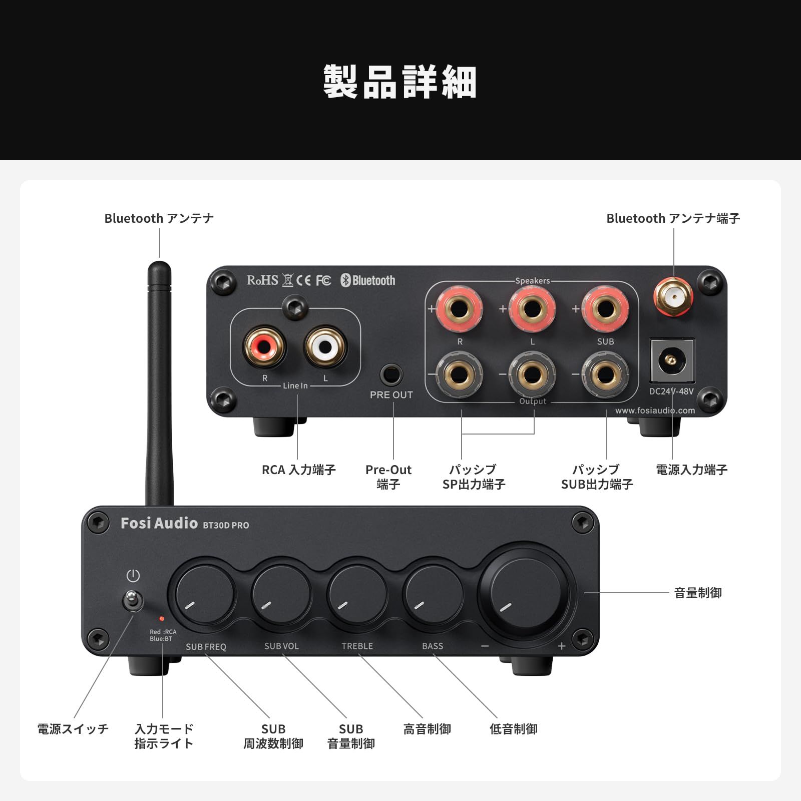 ステレオオーディオアンプ 家庭