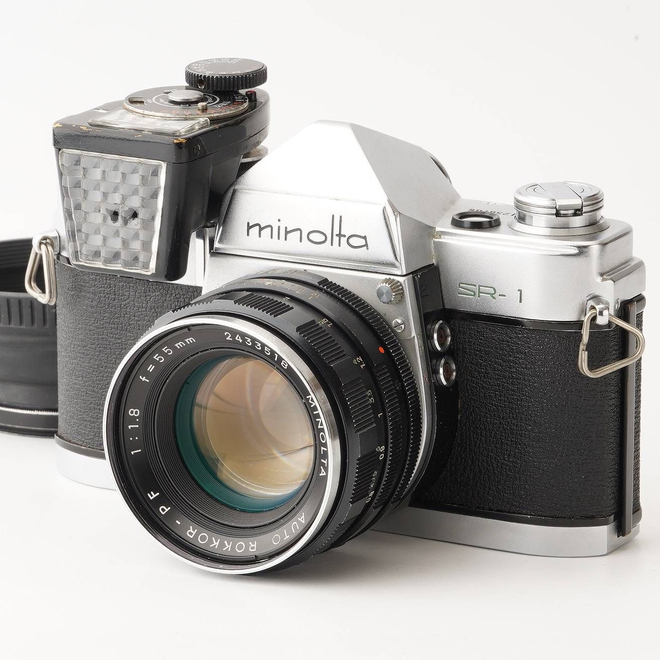 千代田光学 Chiyoda Kogaku ミノルタ Minolta SR-1 Auto Rokkor-PF 55mm F1.8 露出計