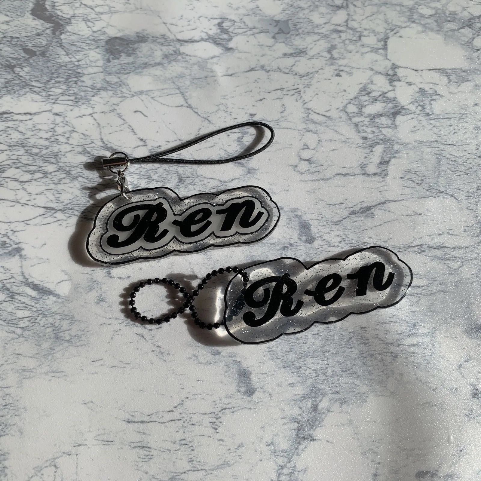 【としオーダーページ】ネームキーホルダー ネームキーホルダー｜オリジナルグッズの作成はしまうまプラス