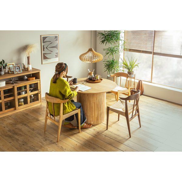 ロペス円形ダイニングテーブル 約幅100cm