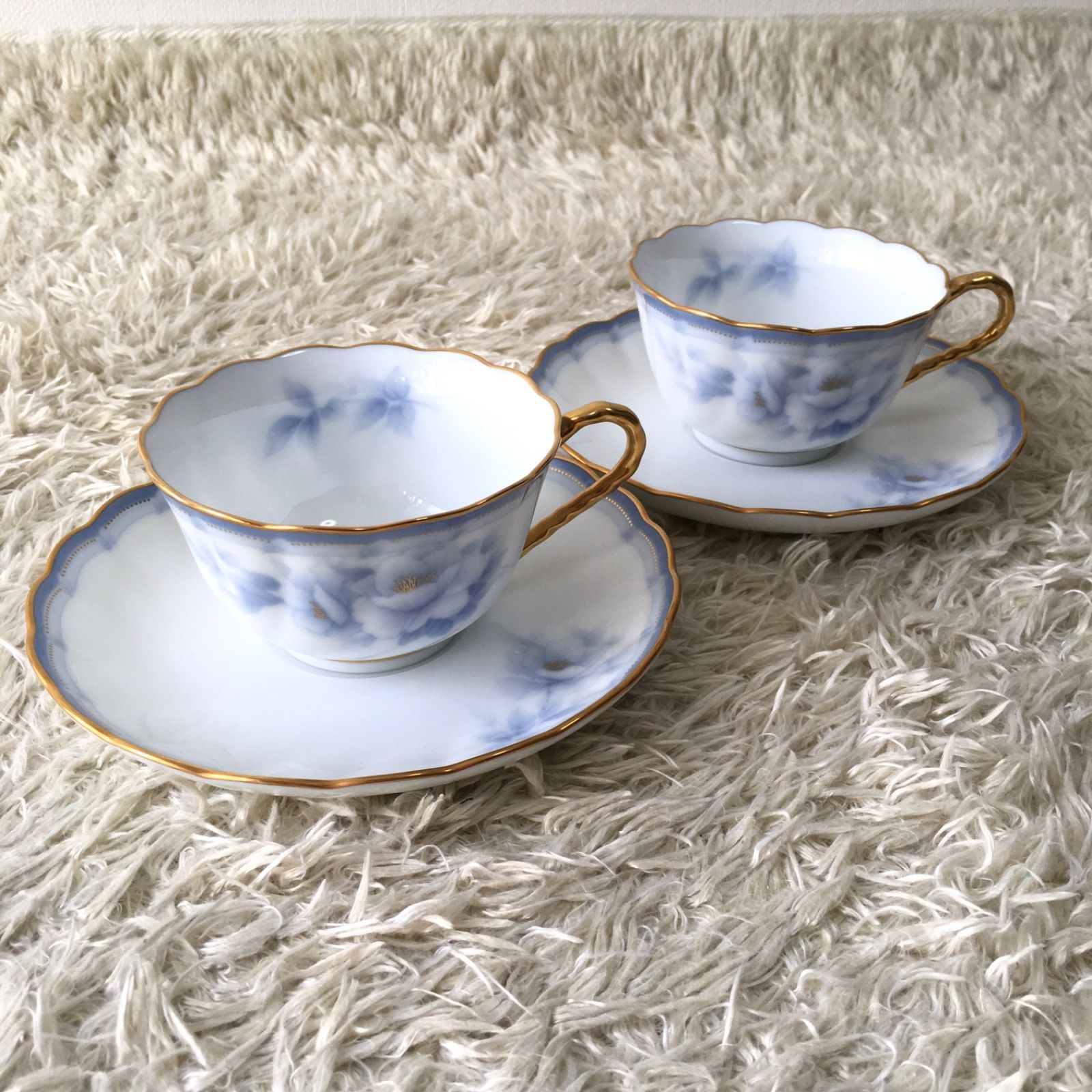 美品 オールドノリタケ デコレディ クラウン S&P シェイカー No.582