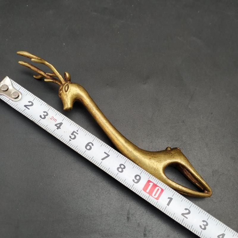 銅 細工 厚重 茶洗 茶道具 工芸品 美術品 置物 銅 細工 茶道具 小鹿銅壺叉 工芸品 美術品 置物 - メルカリ