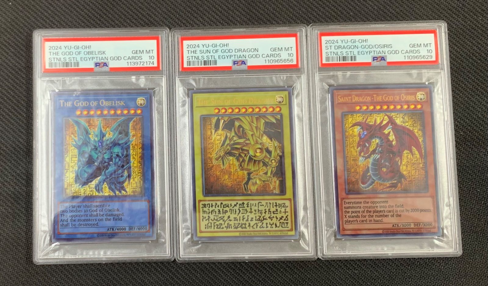 PSA10 三幻神 スペシャルカード ステンレス製 遊戯王 - メルカリ