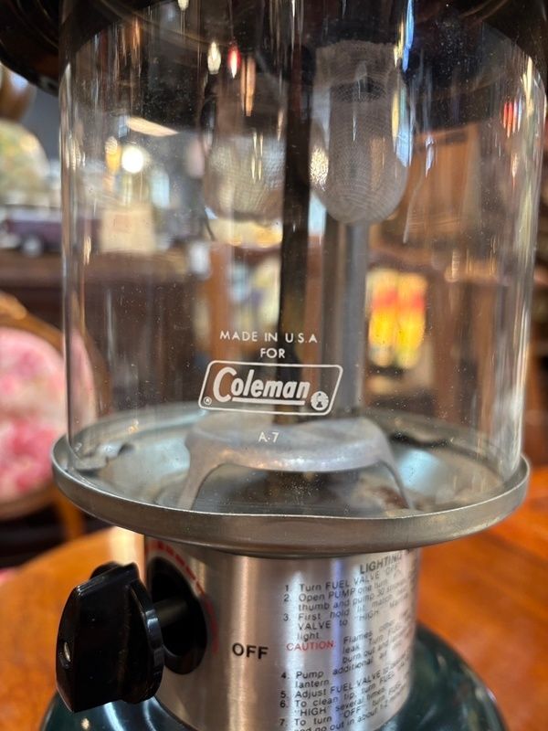 【レトロ】Coleman ツーマントル ランタン ガソリンランタン 1988年製 レトロ】Coleman ツーマントル ランタン ガソリンランタン 1988