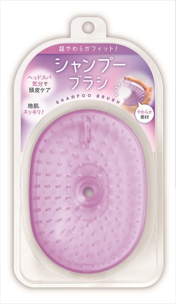 まとめ買い-24点セット 超やわらかフィットシャンプーブラシパープル 松本金型 ブラシ