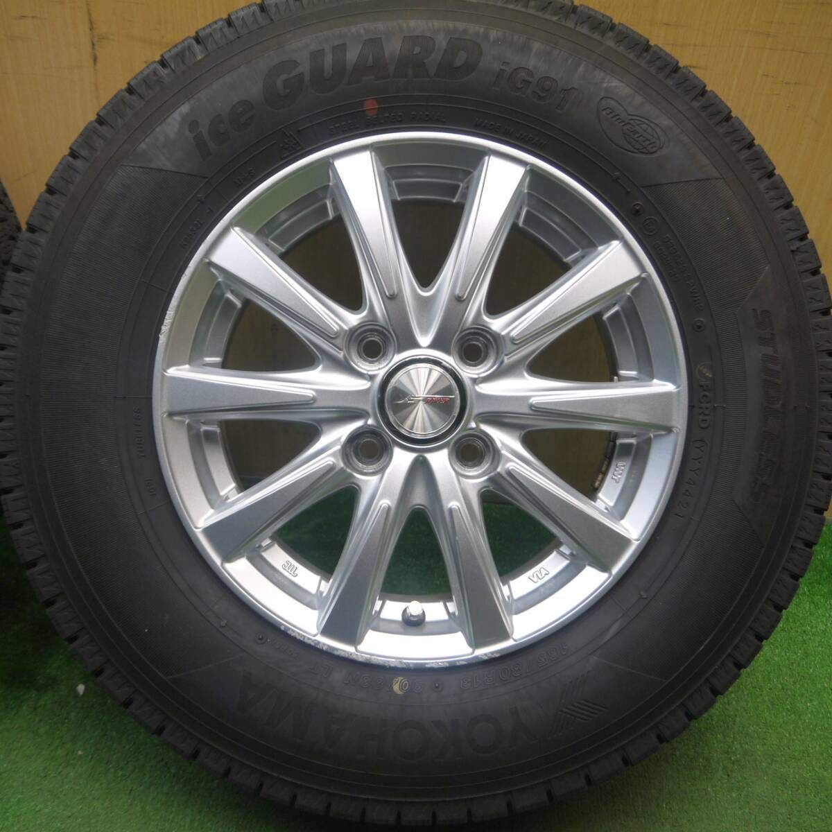 joker アルミホイール スタッドレス 14インチ バリ溝 13インチ タイヤ