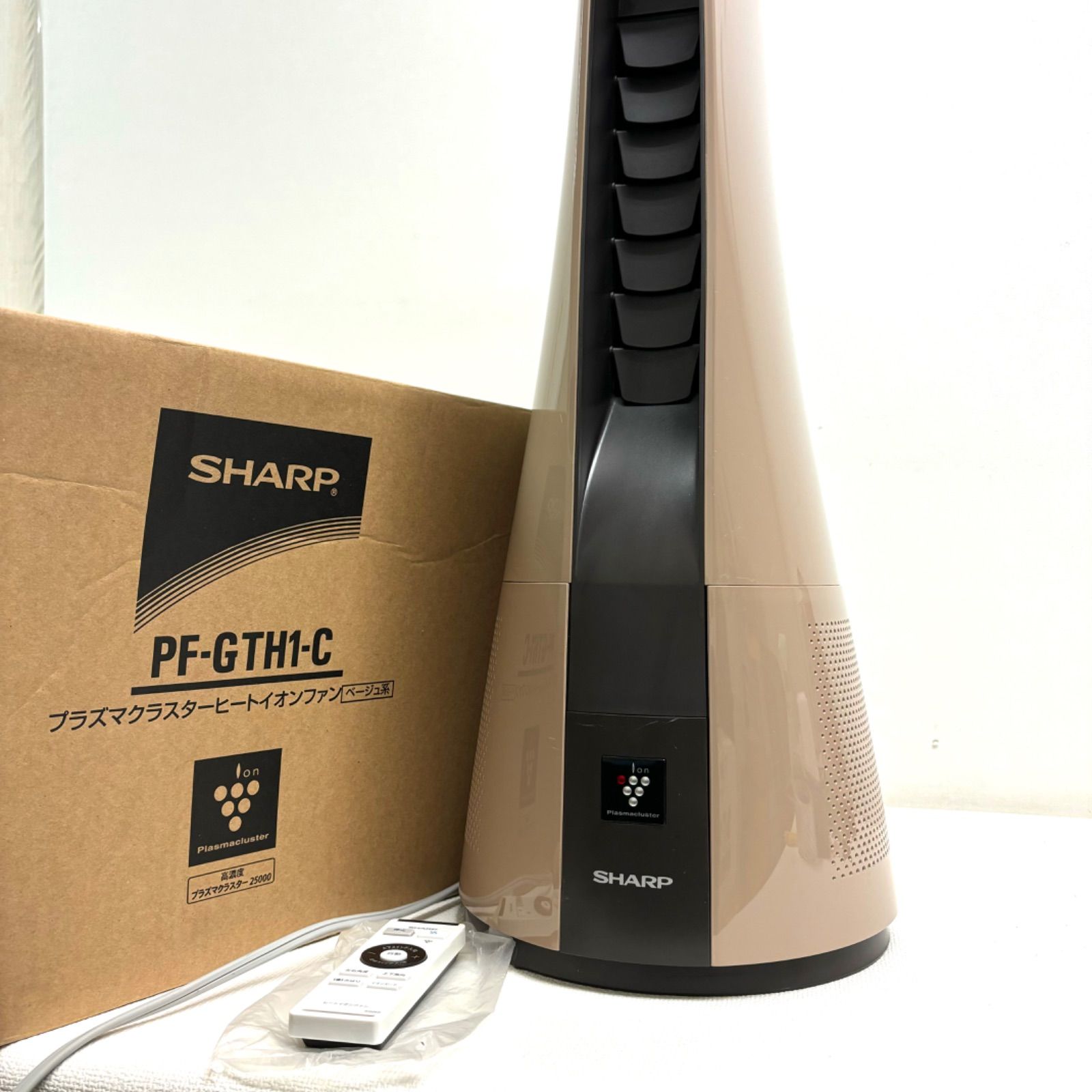 シャープPF-GTH1-W プラズマクラスター ヒートイオンファン 暖房