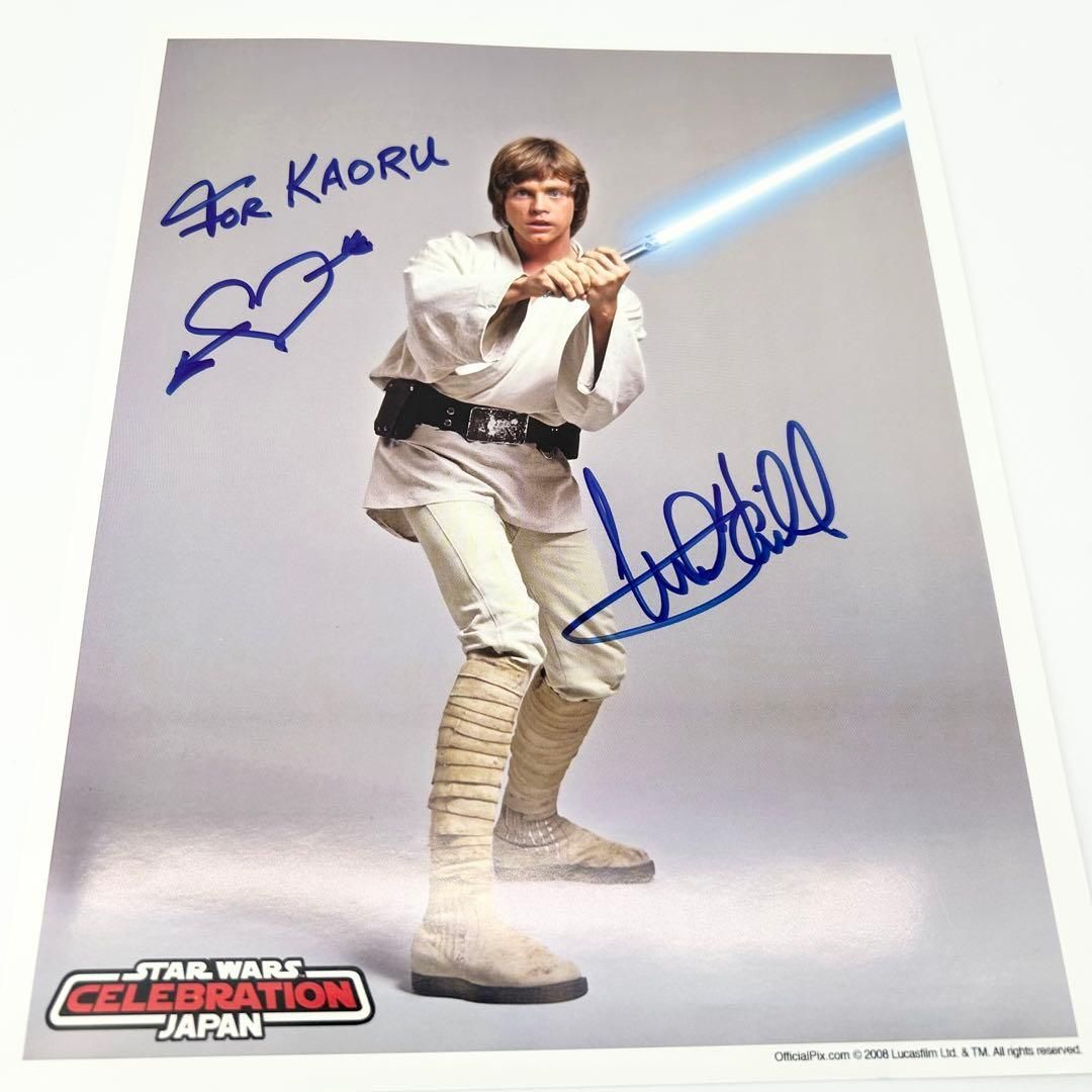 STAR WARS ルークスカイウォーカー マークハミル サイン入りカード