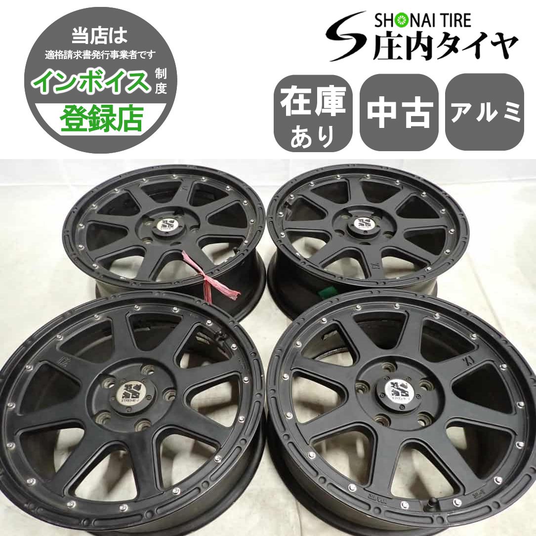 4本SET 会社宛 17×7.5J MLJ XTREME-J エクストリーム アルミ 5穴 PCD 127mm 40 ハブ径71.5mm ジープ ラングラー NO F4228