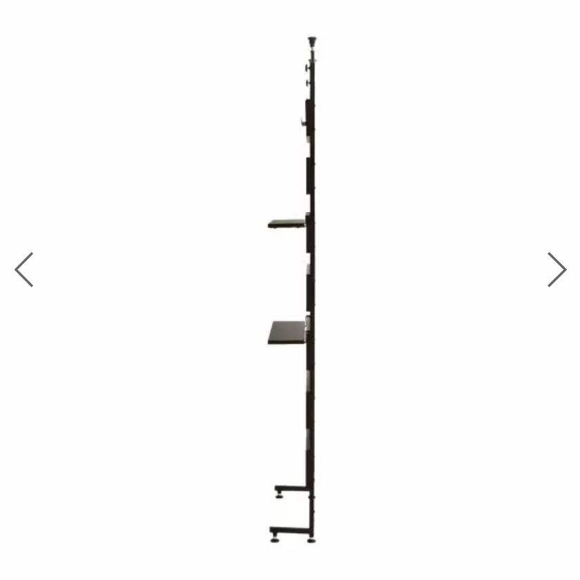 幅80cm 突っ張り式 ウォールシェルフ 突っ張り棚 Ruth ルース ワイドタイプ ラダーラック 壁面ラック 壁面収納 ホワイト×ナチュラル エア リゾーム MARWIL-DEMENAGEMENTS_CH