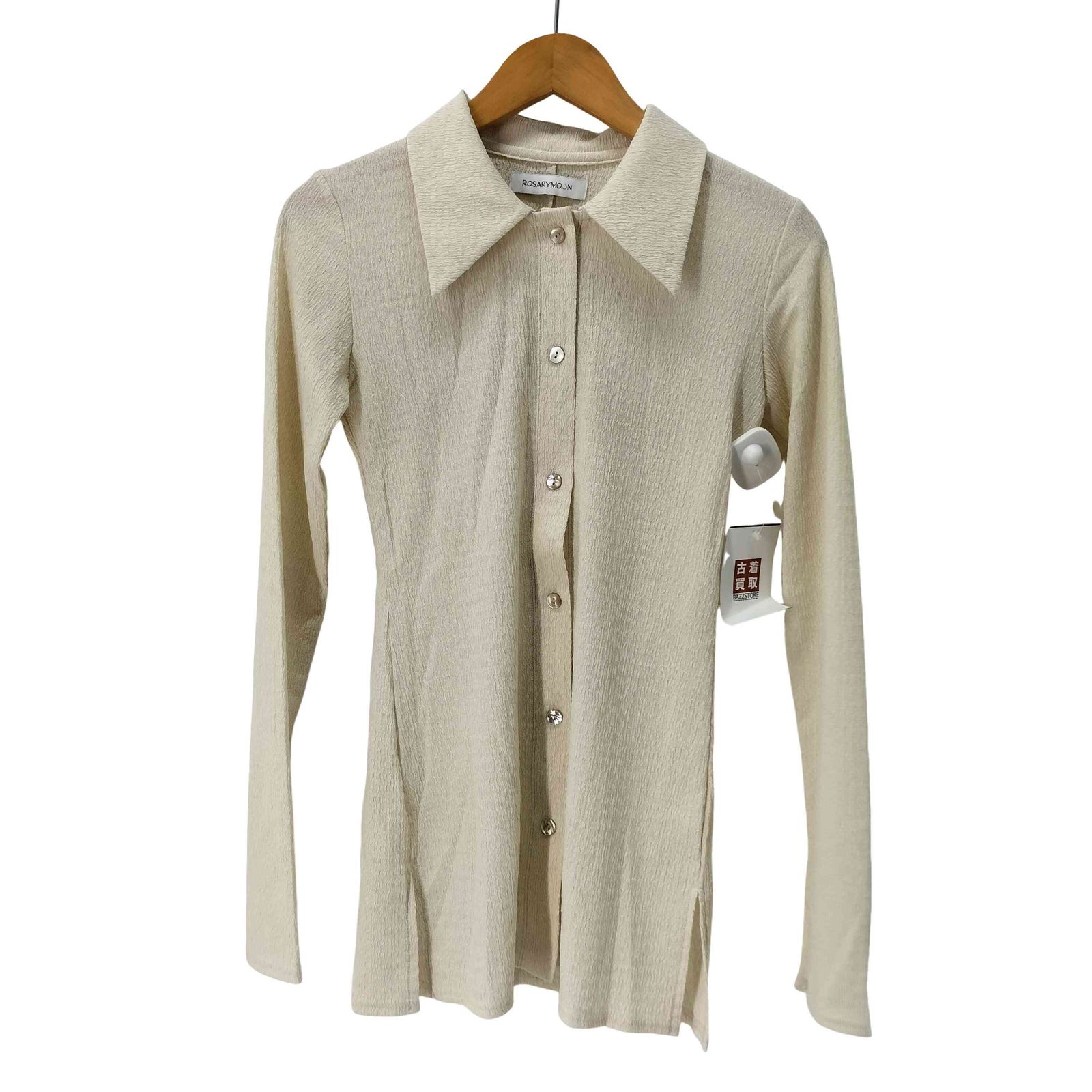 ロザリームーン Rosarymoon Side Slit Jersey Shirt レディース