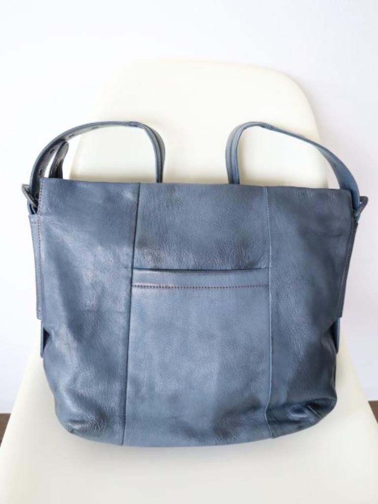 genten ゲンテン ショルダーバッグ 青緑 お出掛け A4サイズ収納可 送料