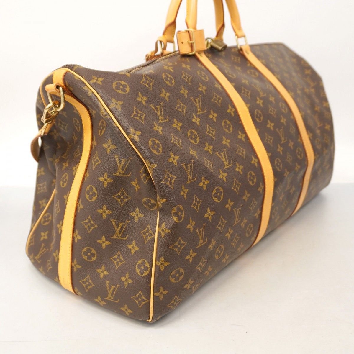 5id5514-h ルイヴィトン ボストンバッグ モノグラム キーポルバンドリエール60 M41412 ブラウン メンズ レディース ユニセックス