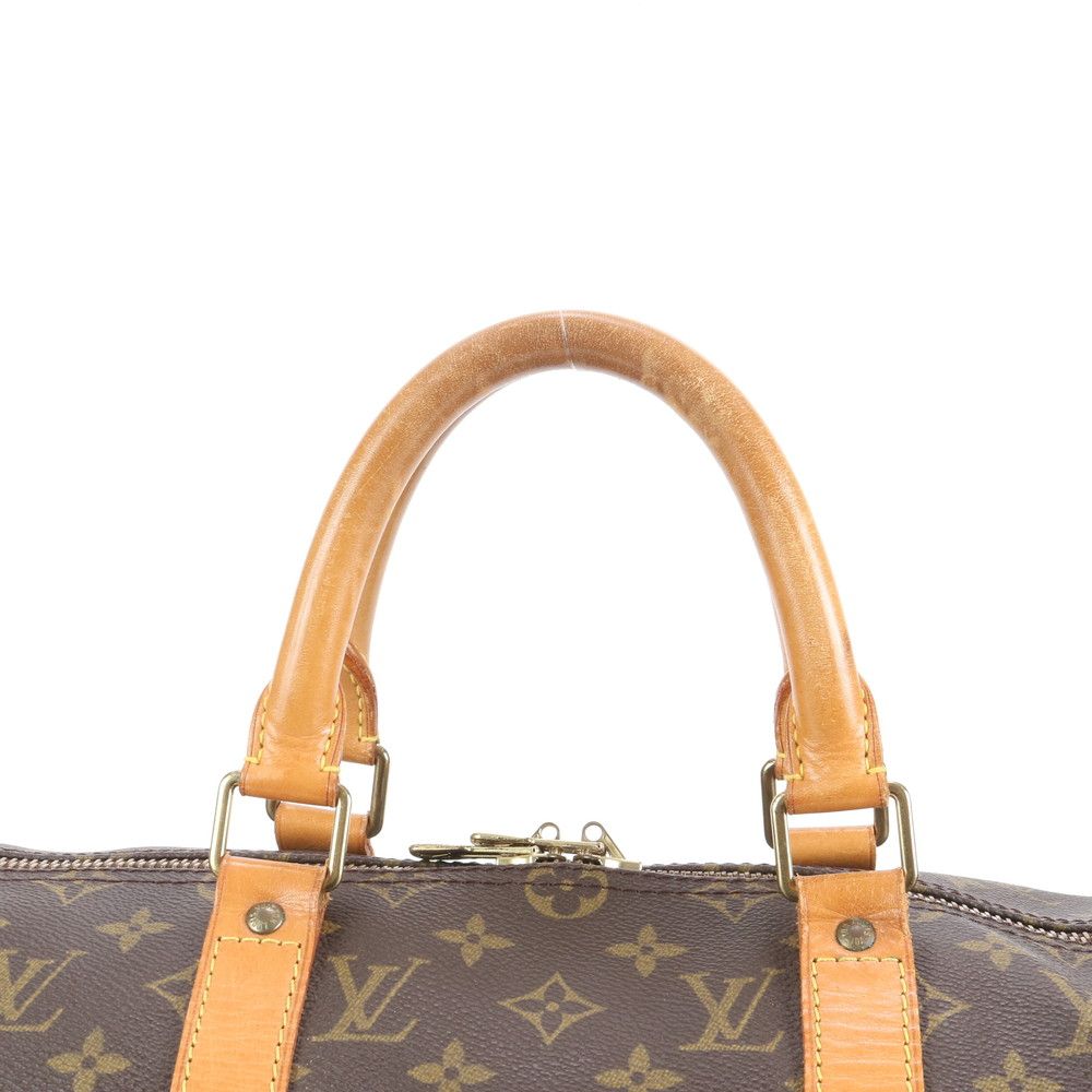 ルイヴィトン モノグラム キーポル バンドリエール 50 M41416 レザー 2WAY ボストン バッグ ショルダー A4 メンズ ERE CW16-8