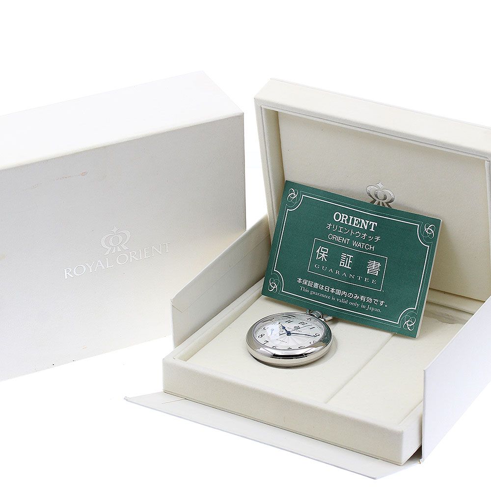  ORIENT 懐中時計 ステンレススチール　wE0041EG ORIENT オリエント WE0041EG ロイヤルオリエント 懐中時計 - YouTube