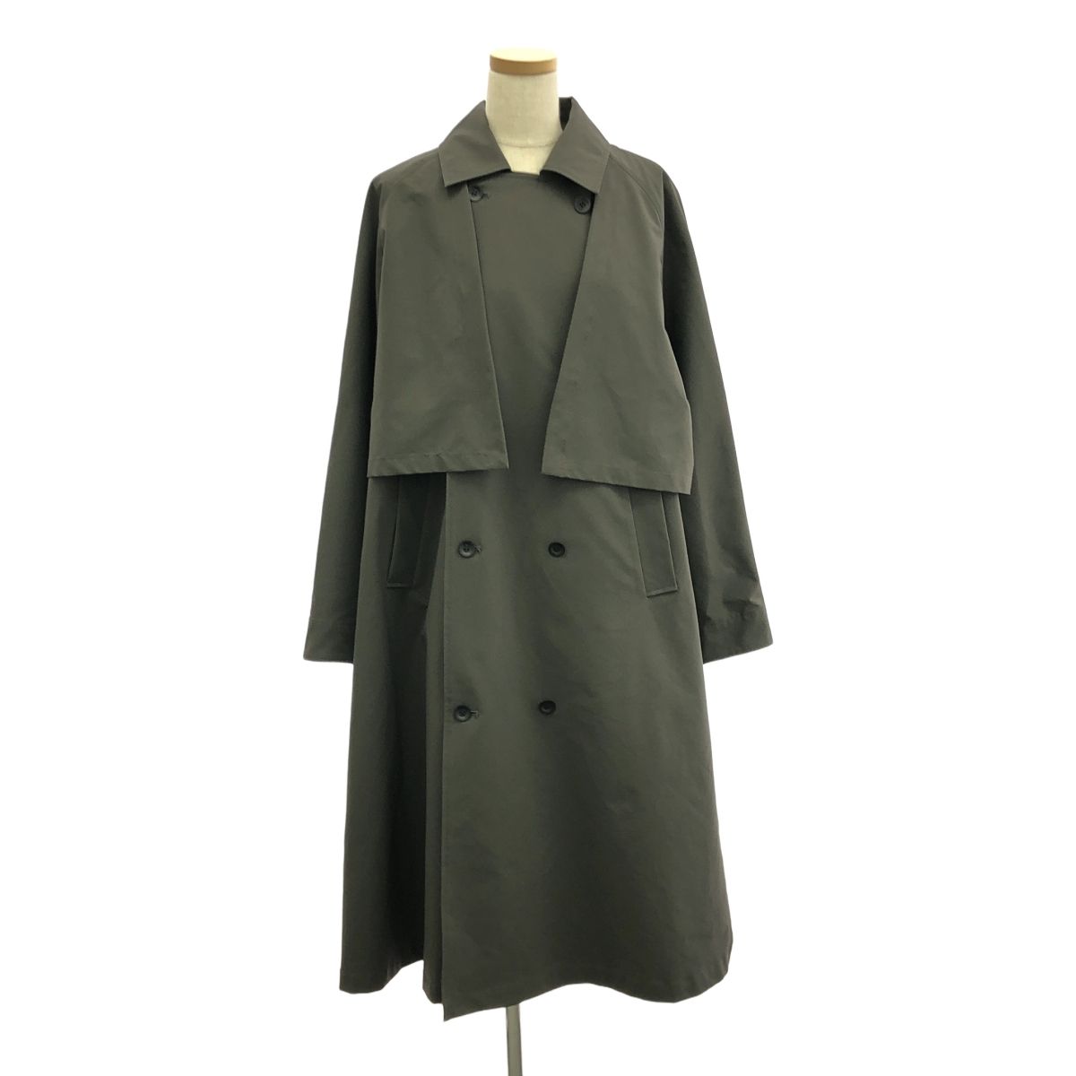 SIWALY | シワリー | 2way Trench Coat ノースリーブ ロングベスト トレンチコート | F | グレー | レディース