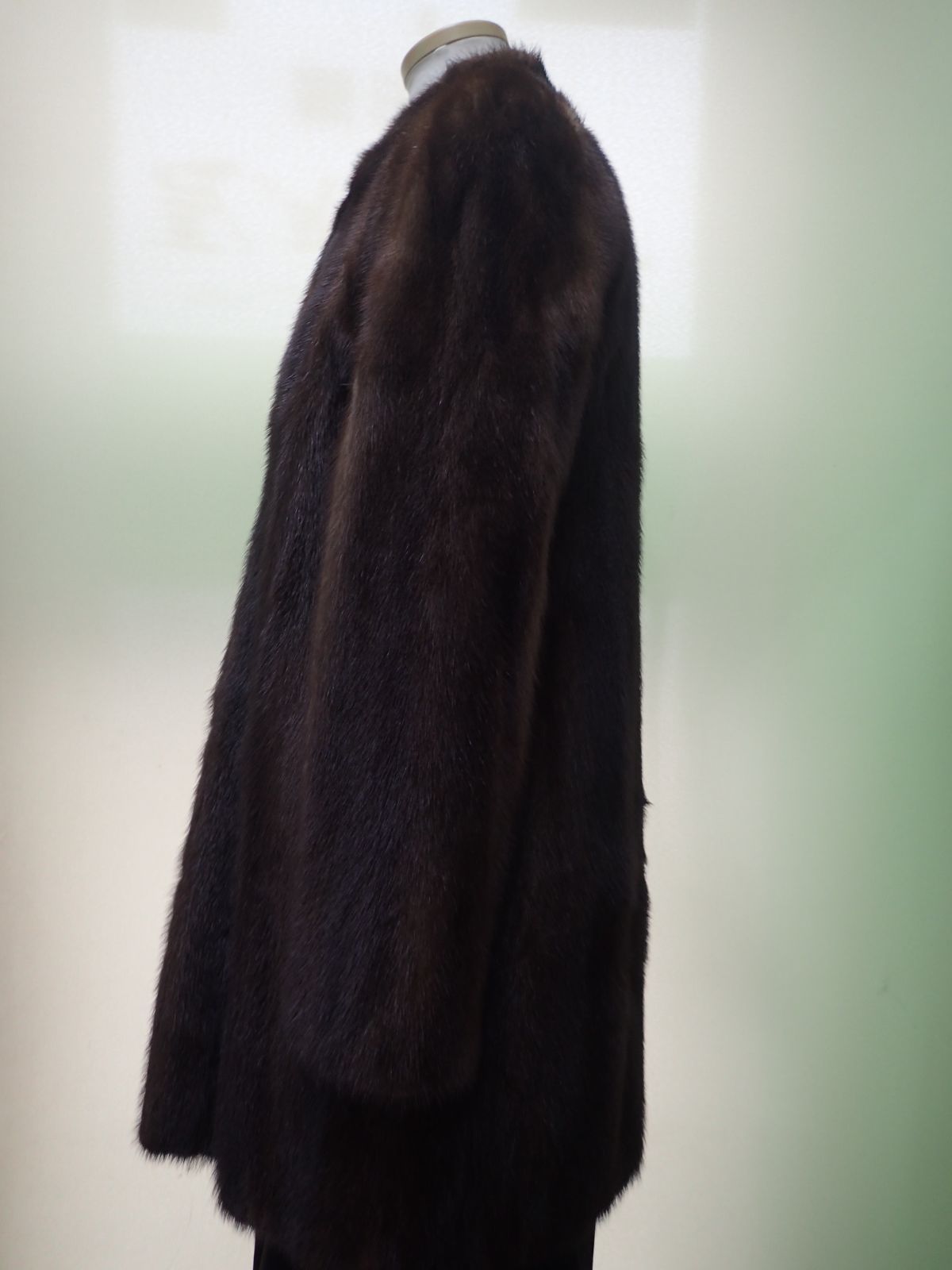 ミンク毛皮ファーコート11号サイズ taka ミンクファー毛皮ロングコート