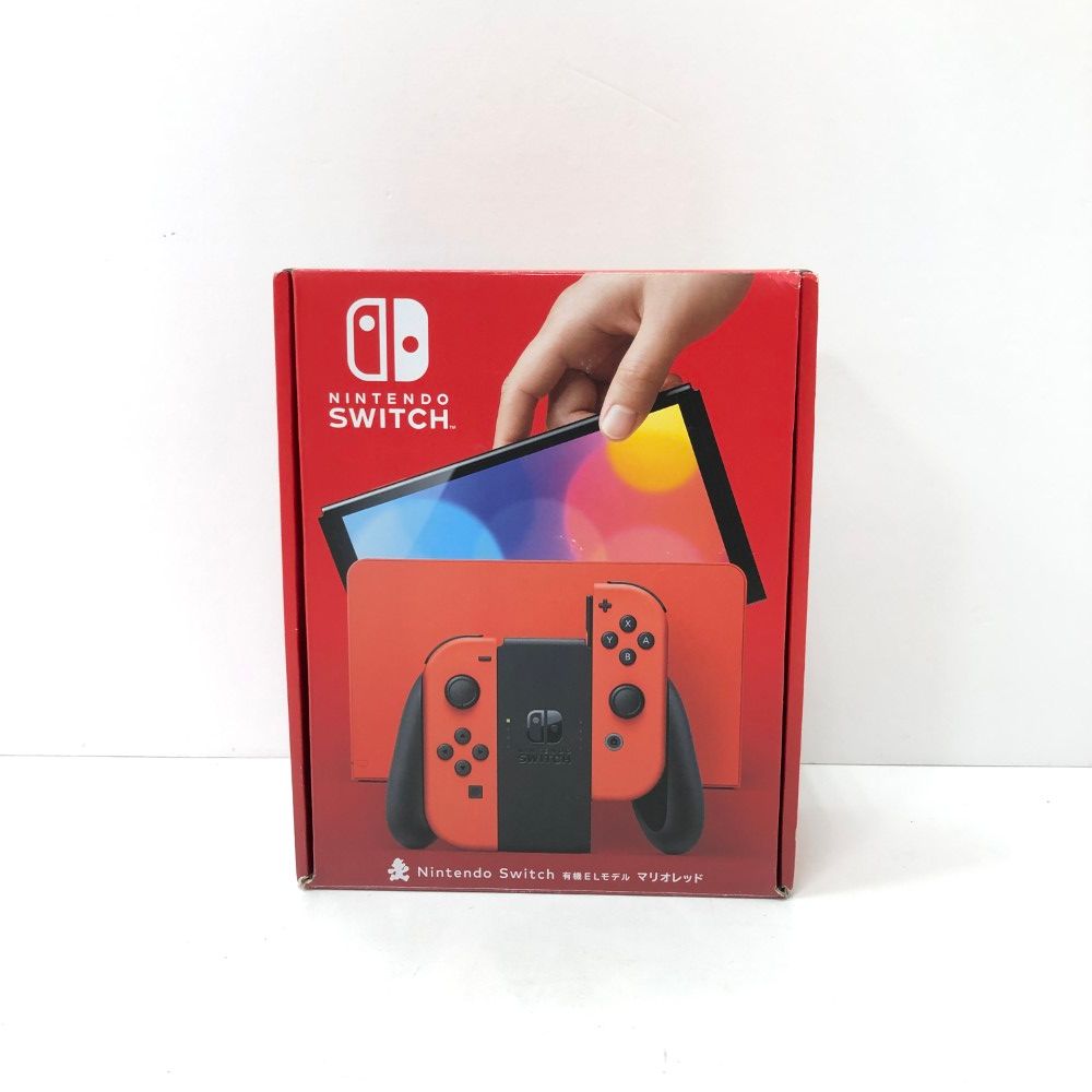 07w5061 任天堂 Nintendo Switch 本体 有機EL マリオレッド 動作確認済み ニンテンドースイッチ ゲームハード 店舗印あり 【 中古品】 - メルカリ