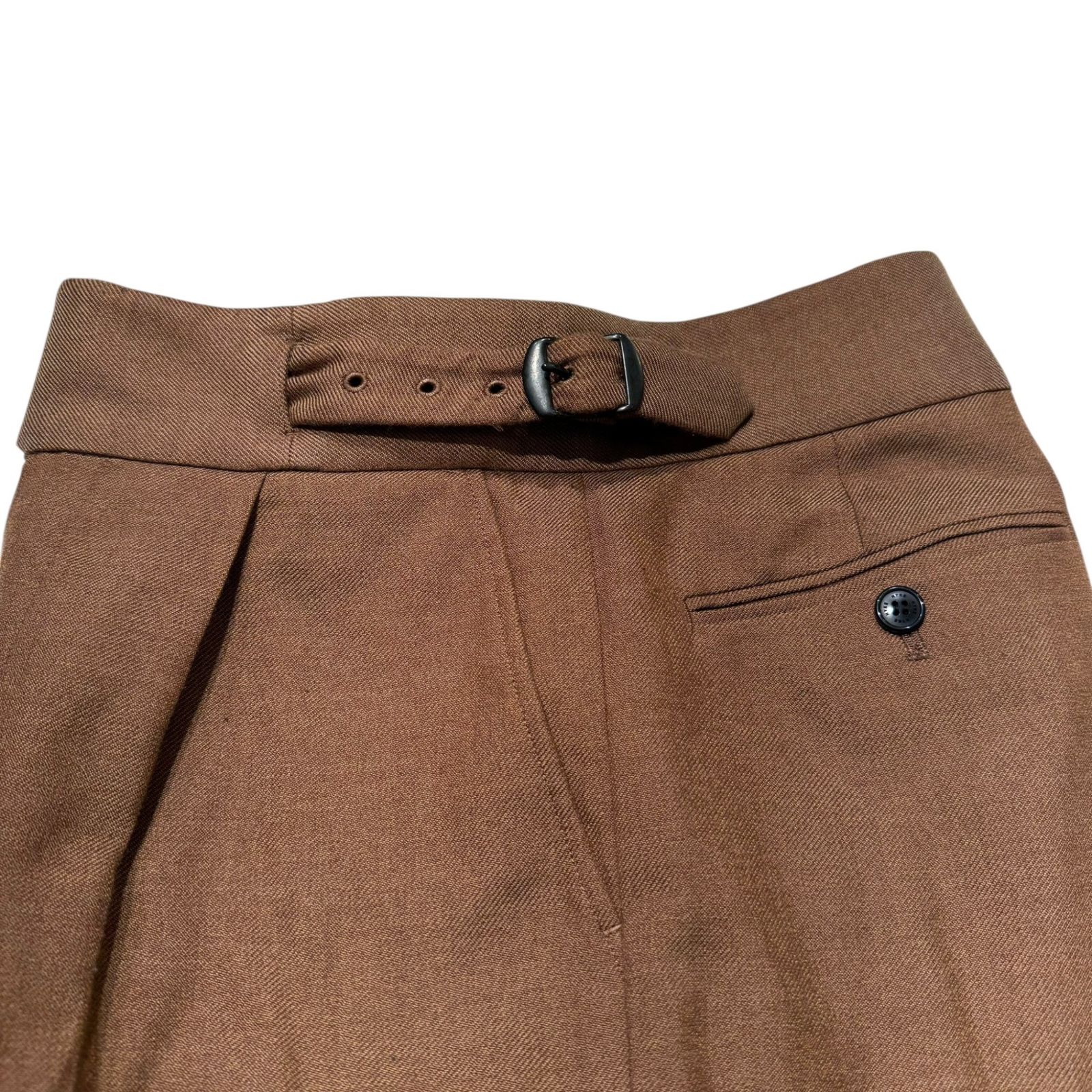 HYKE ハイク ④ ツイルタックグルカパンツ レディース ブラウン サイズ1 DECORATOM_COM_BR