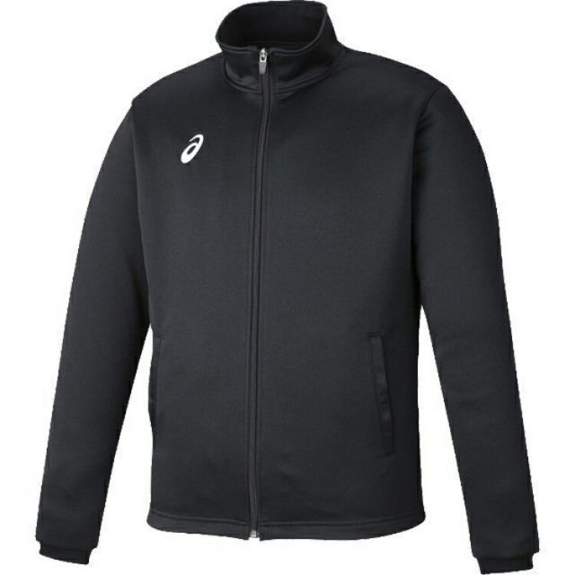 asics アシックス KNIT JACKET BLACK XO XAT145 90 | スポーツ メンズ XO ブラック 黒 服 衣類 衣料品ウェア ウエア フィットネスウェア アウター ジャケット 長袖 名前が書けるブランドネーム付き 消臭