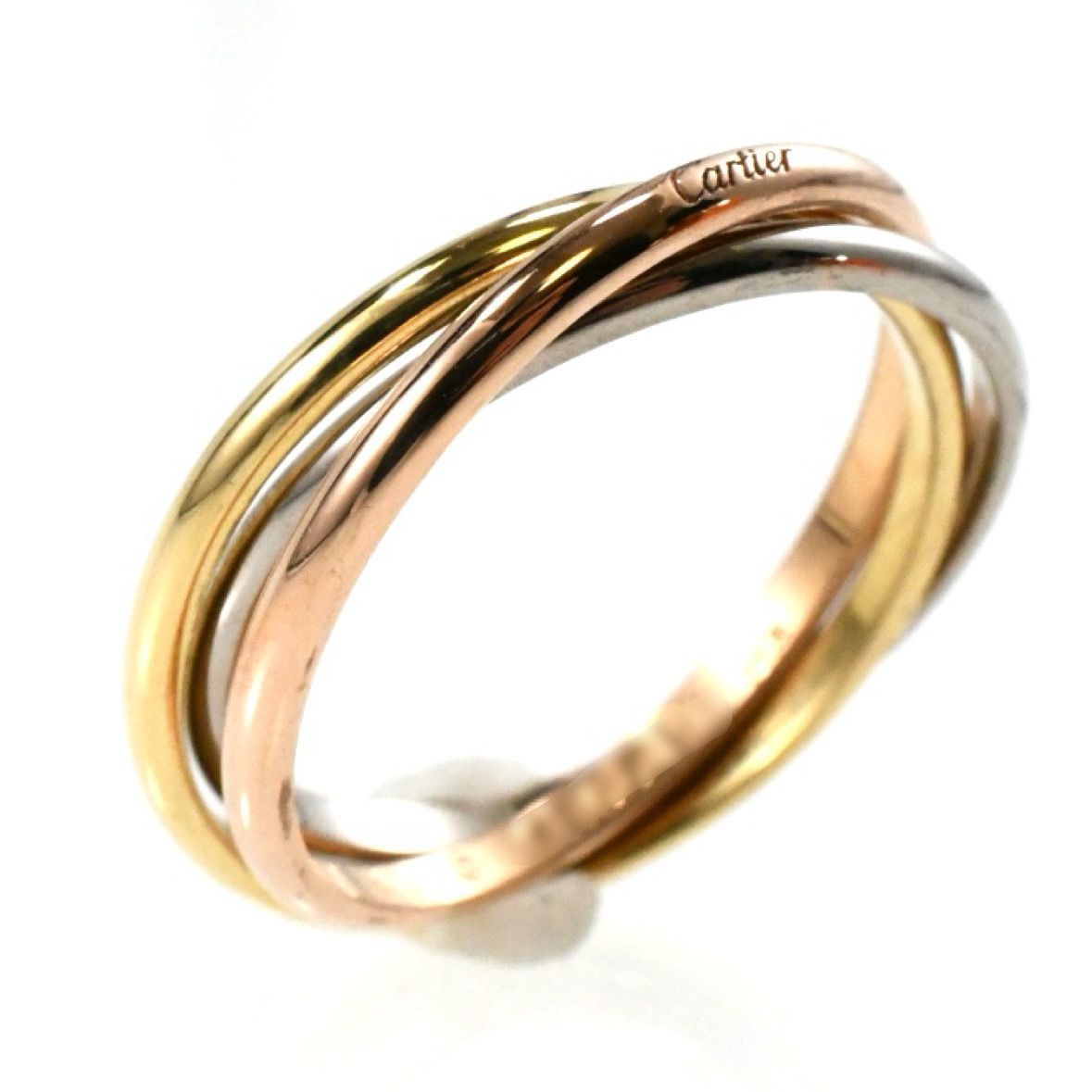 Cartier カルティエ トリニティリング XS スリーカラー K18 SIZE