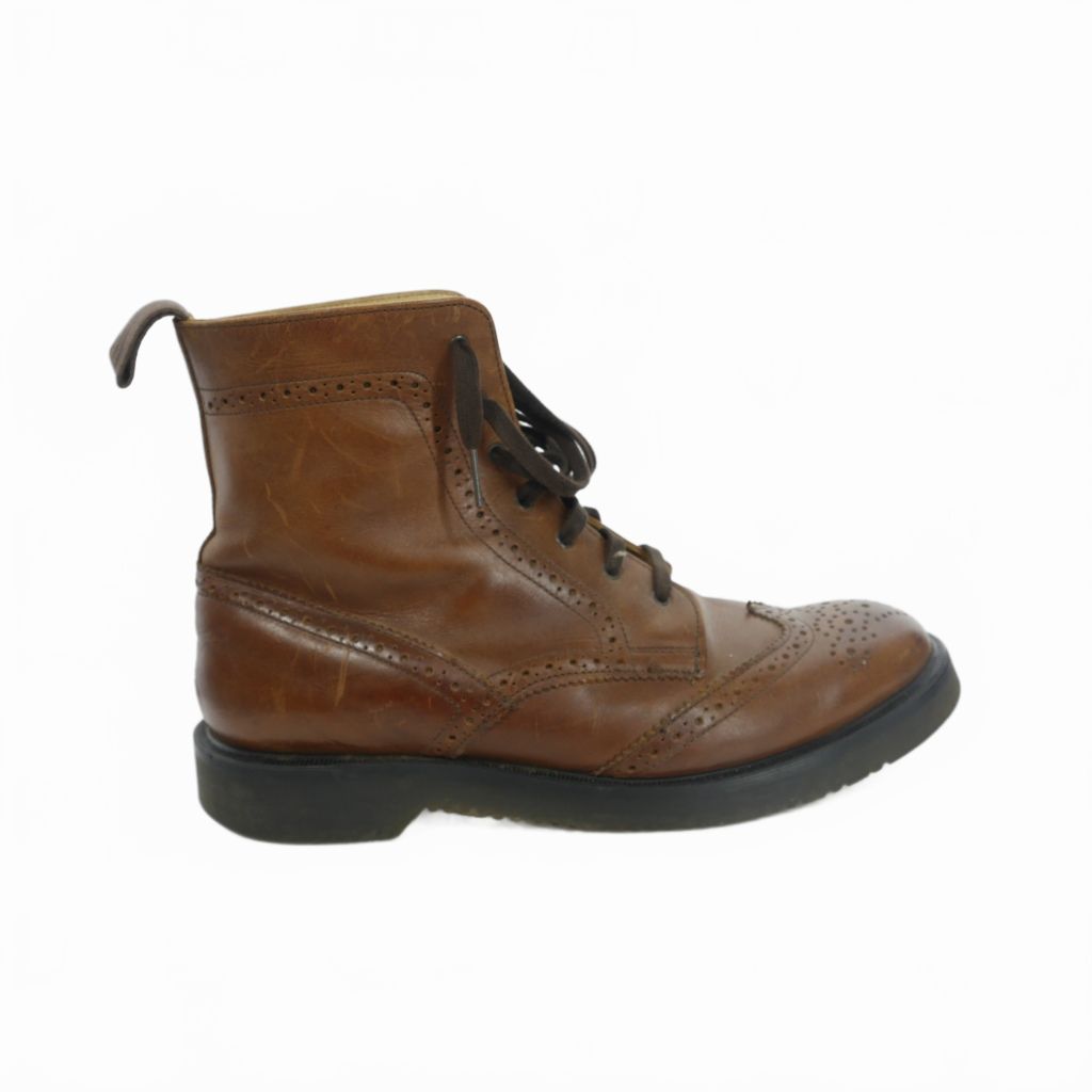 GEORGE COX ブラウン used加工レースアップシューズ （GEORGE