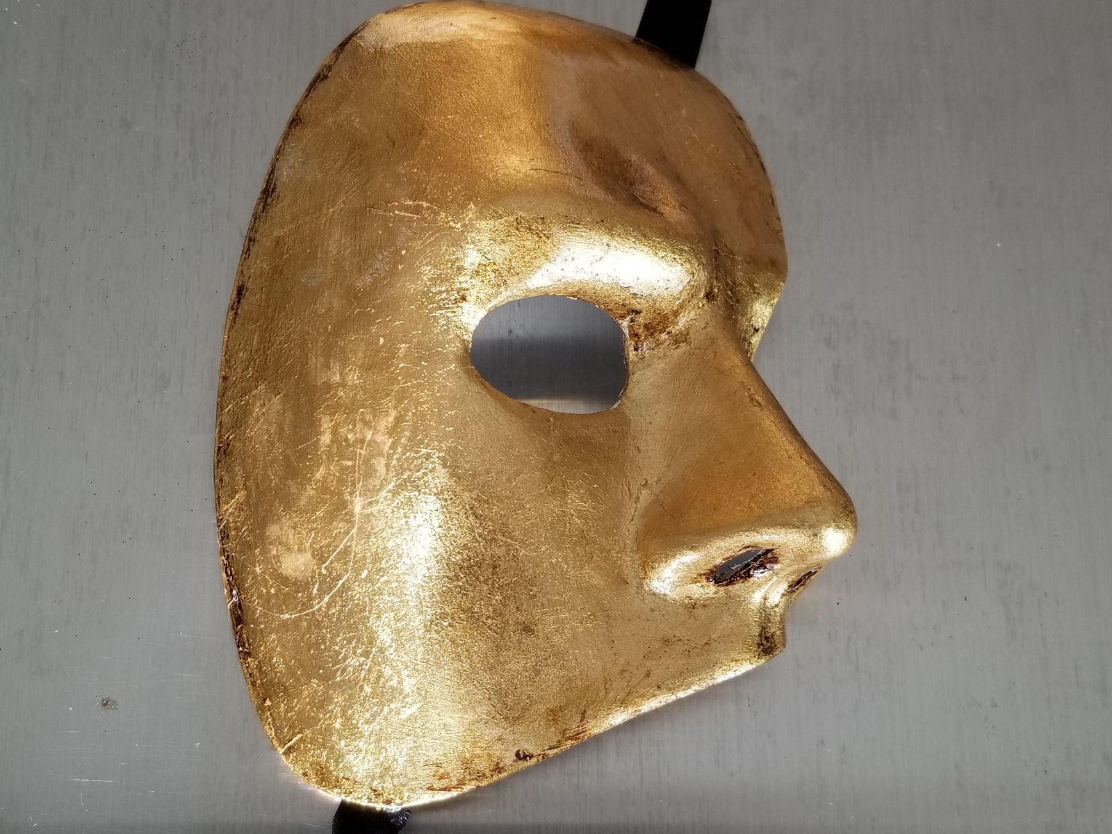 ベネチアンマスク Fantasma dell Opera Gold