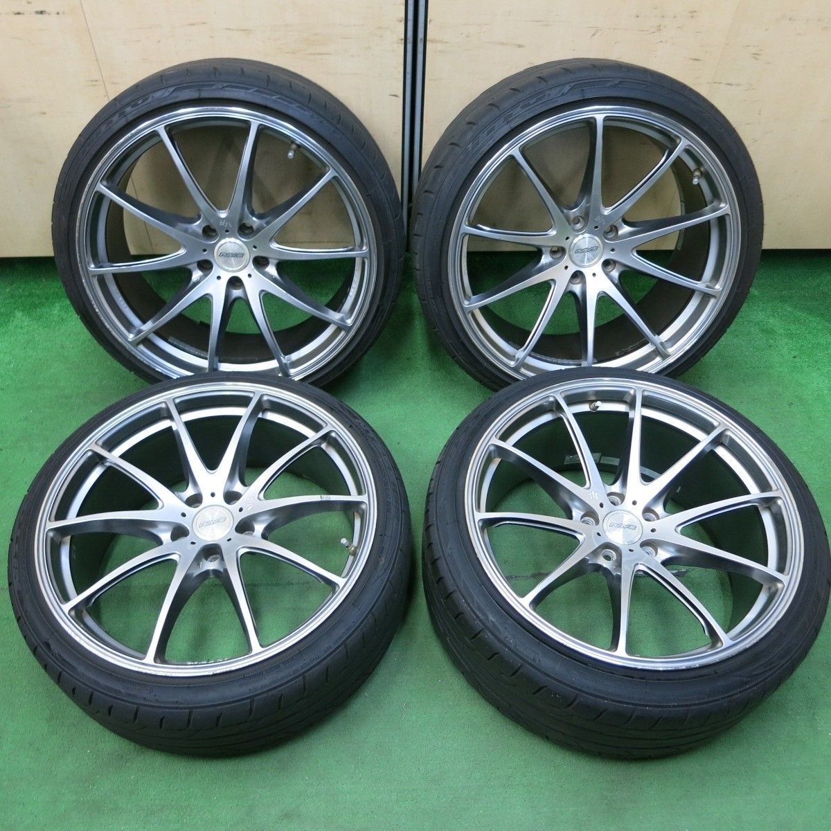バリ溝 22年 9分☆RAYS VOLK RACING G25 Limited Edition 225/35R20 245/