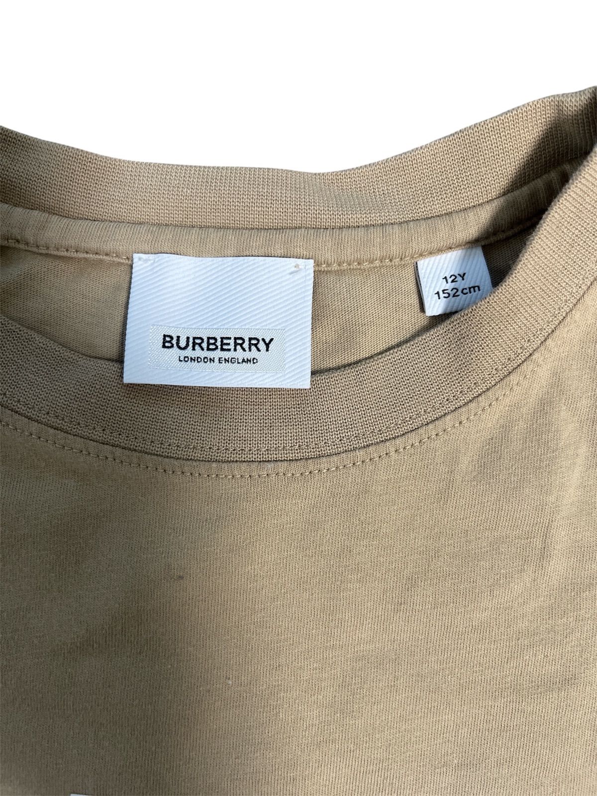 BURBERRY バーバリー】ロゴグラフィック Tシャツ ベージュ 12Y（152cm
