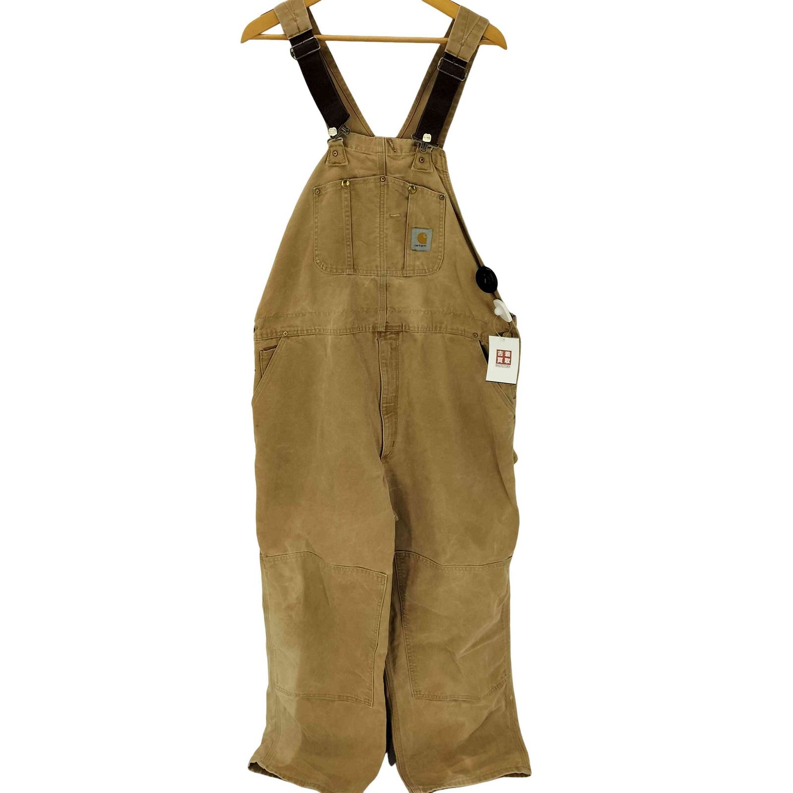 カーハート Carhartt 90S FR Flame Resistant DUCK BIB OVERALLS 星型タグ ダック地 ダブルニー ペインター ワーク オーバーオール ビックサイズ メンズ 表記無