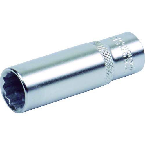 14mm_差込角9.5_10個 TRUSCO(トラスコ) ディープソケット(12角) 差込角9.5 対辺14mm TS314WL × 10個 【ケース販売】