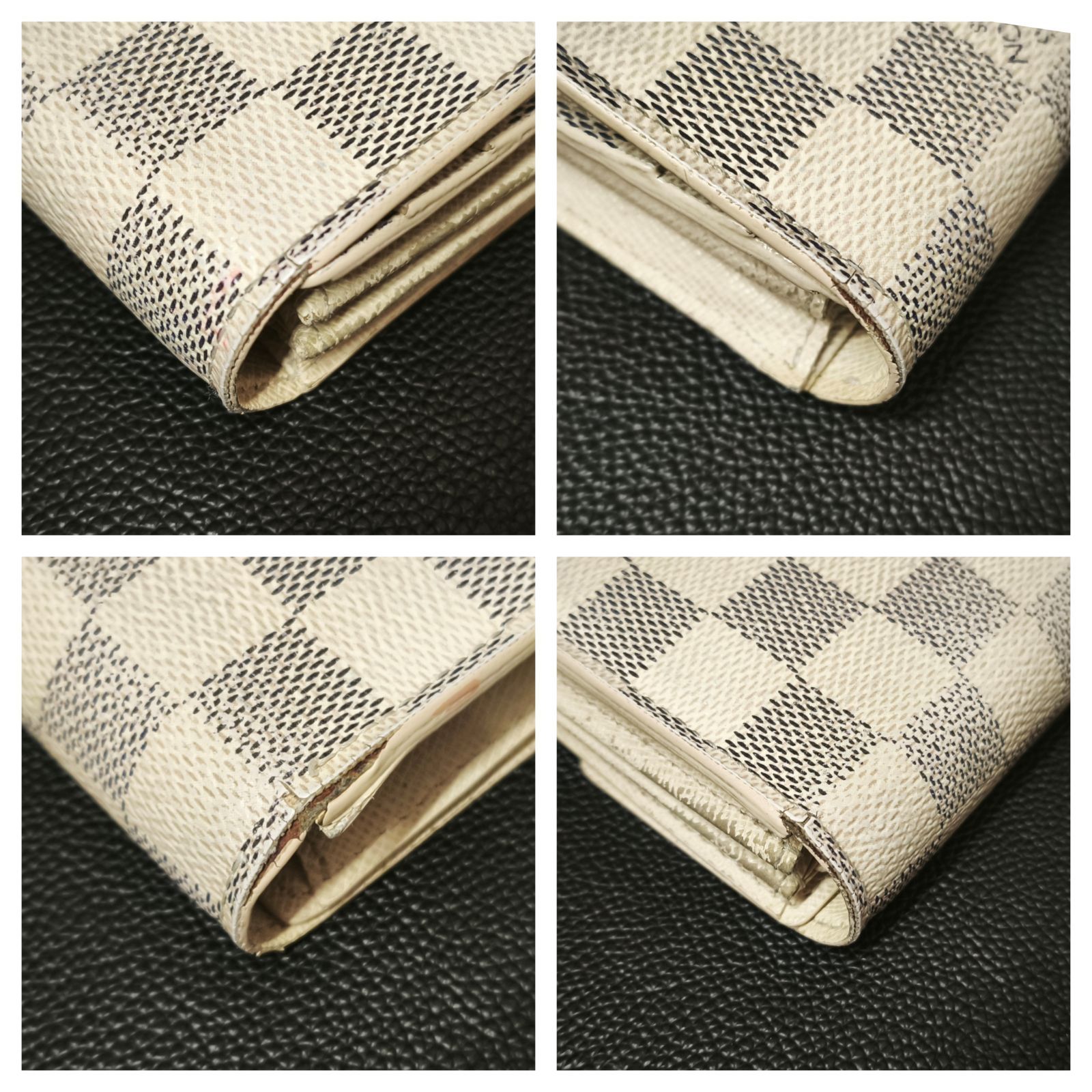 ルイヴィトン LOUIS VUITTON ダミエ アズール ポルトフォイユ サラ 長 