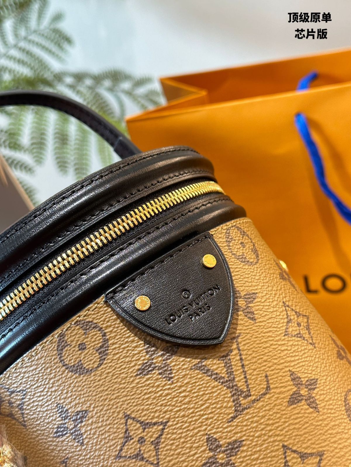 説得的な LOUIS VUITTON カンヌ ラウンドバッグ - 最新モデル 全金属金具 電子チップ内蔵