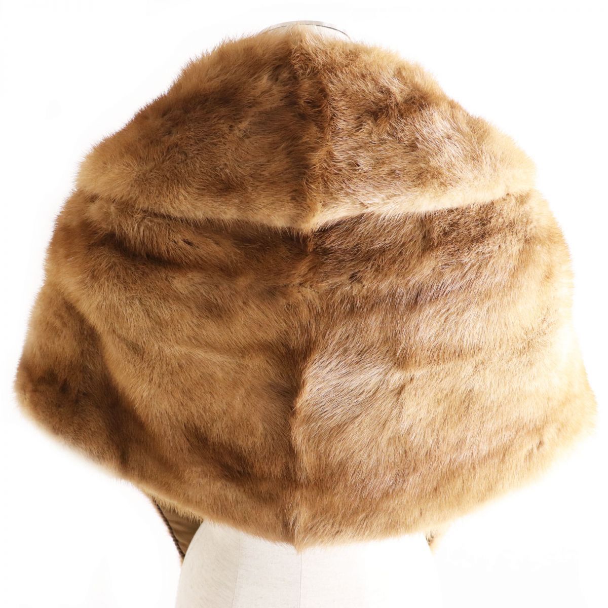 美品○SAIKATSU サイカツ MINK パステルミンク 房付き 本毛皮大判 ...