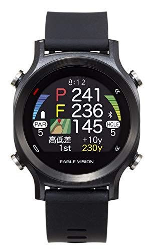 単品 アサヒゴルフ EAGLE VISION watch ACE EV-933 BK ブラック