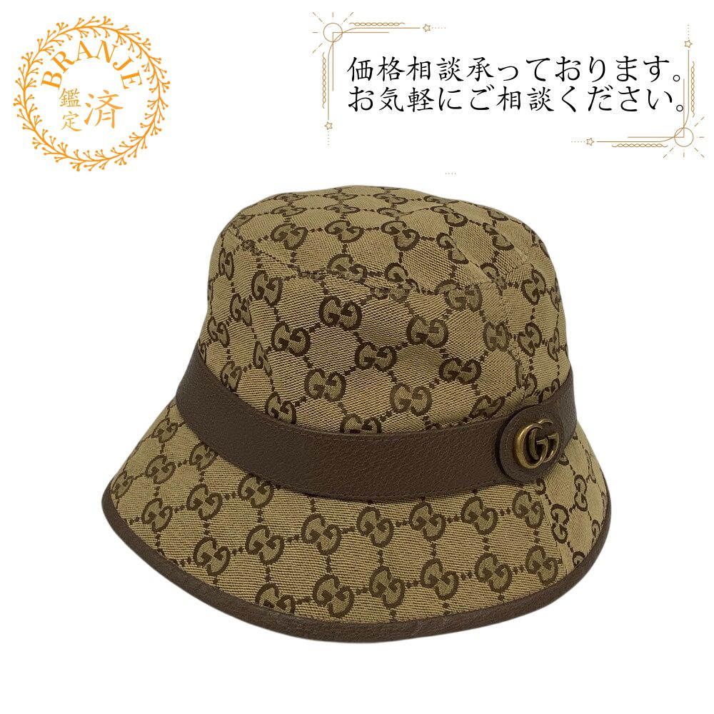 【aco】GUCCI　ハット　ベージュ 2025年最新】GUCCI カラー：ベージュ系 バケットハットの人気