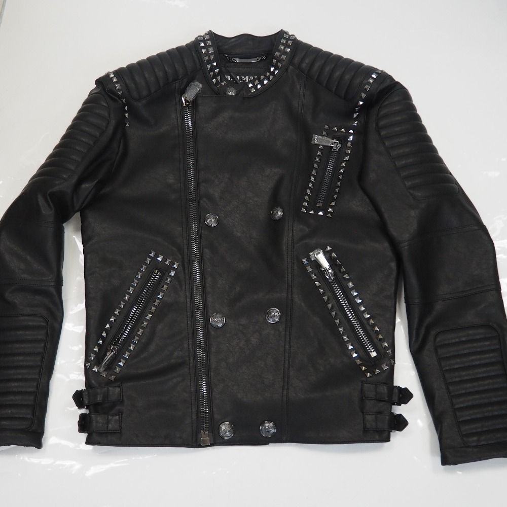 Th547451 バルマン ライダースジャケット ライダース ジャケット 