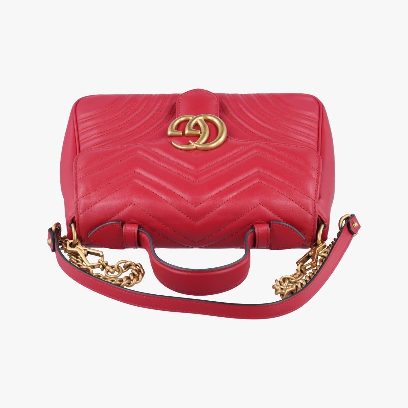 グッチGucciGGマーモントレッドレザー498110H024260694