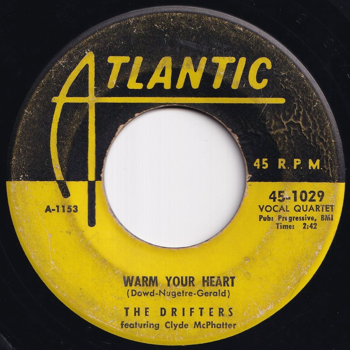洋楽 R&B  Modesty  CDS Drifters Honey Love / Warm Your Heart Atlantic US 45-1029