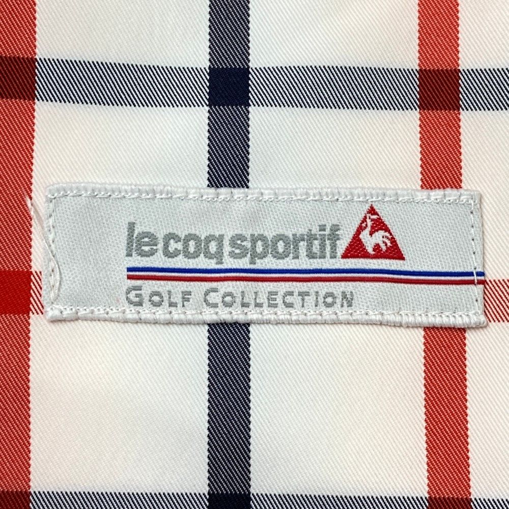 〈le coq sportif GOLF ルコック ゴルフ〉ロゴ刺繍 飾りステッチ 裏起毛 ストレッチ素材 ゴルフ パンツ ブラック 88 le coq sportif GOLF ルコック スポルティフ ゴルフ 春夏 ロゴ刺繍